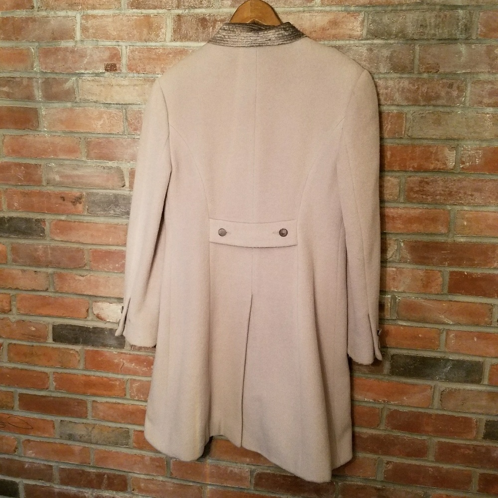 Kenzo Jungle Mohair Front Button Overcoat - Size 8 - Picture 4 of 4